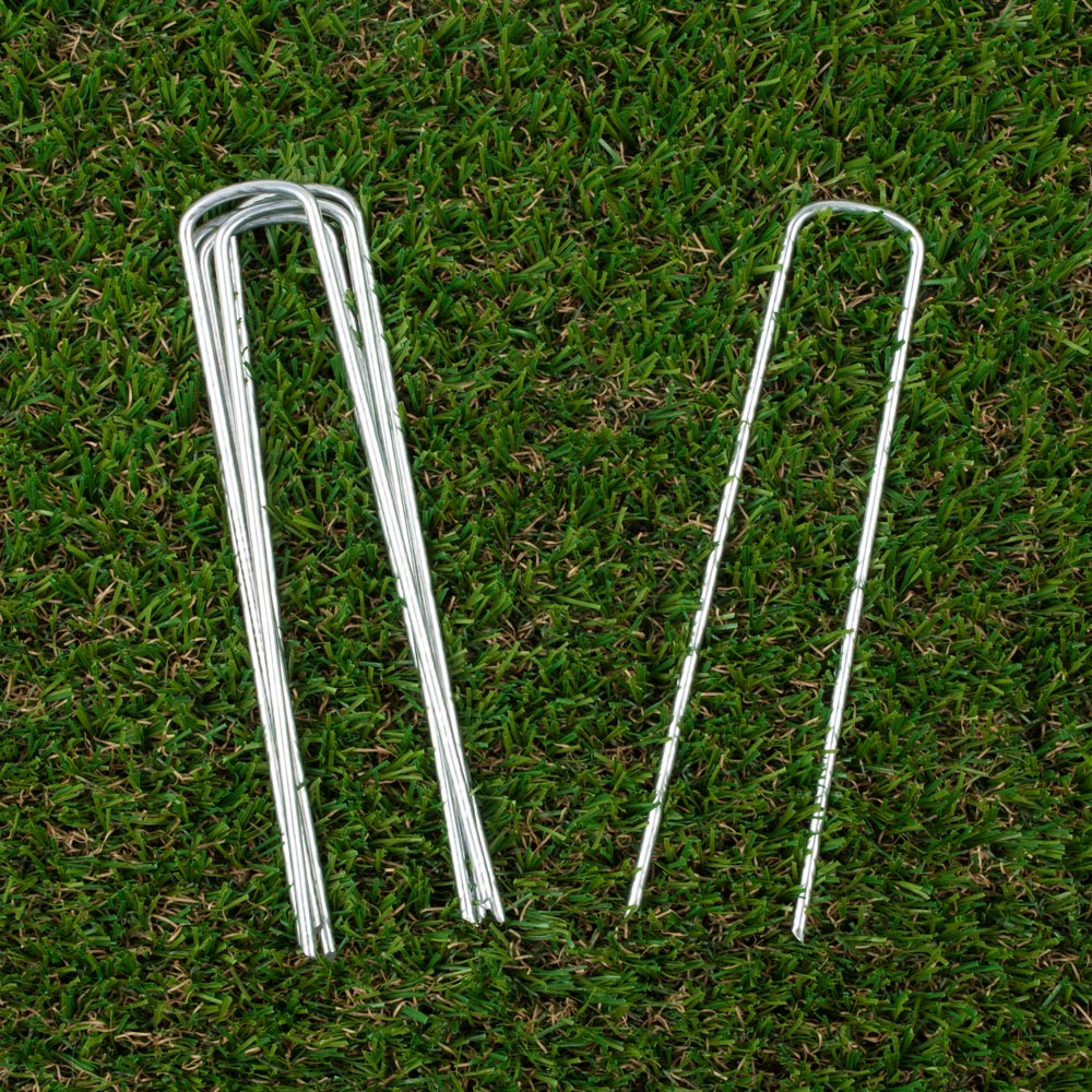 Galvanised Grass Pins 150mm - Image 2
