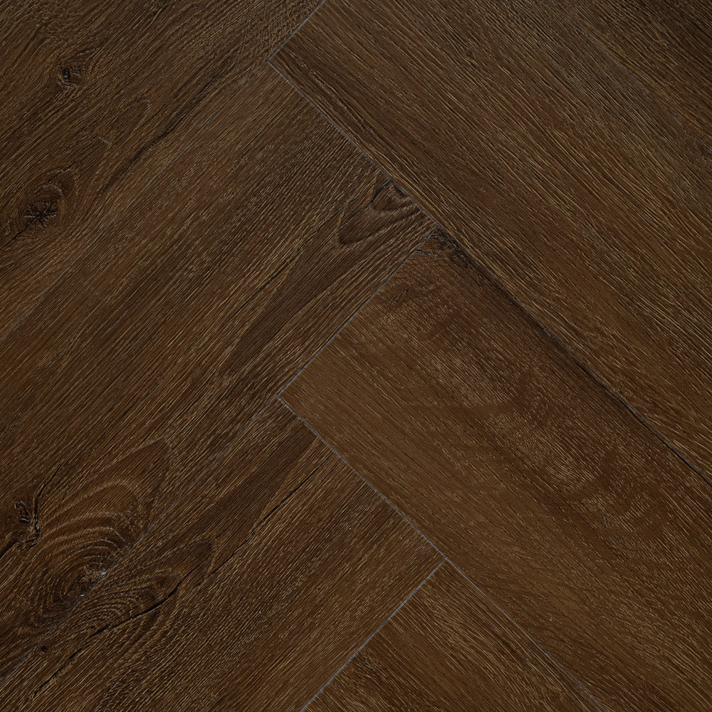 Signature Herringbone 6mm SPC Click LVT Flooring - Image 6